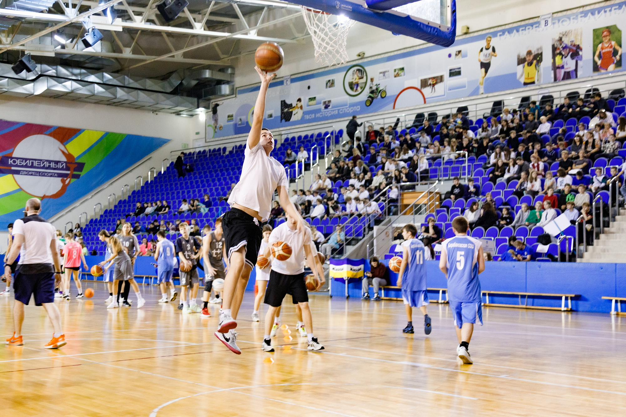 Мастер-класс по баскетболу с Владимиром Агабабьяном в Кашире