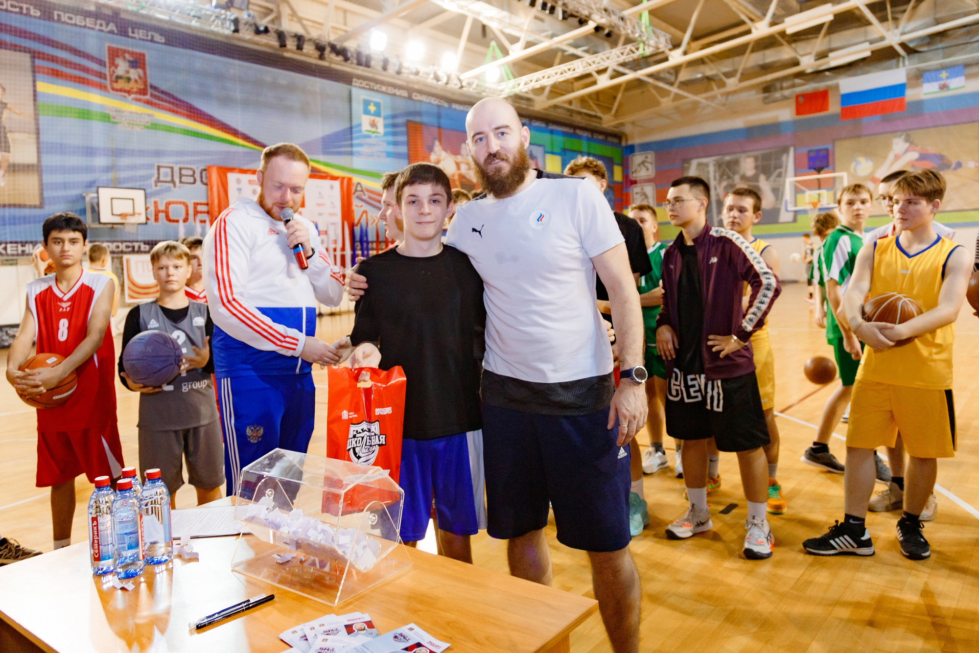 Мастер-класс по баскетболу с Владимиром Агабабьяном в Кашире
